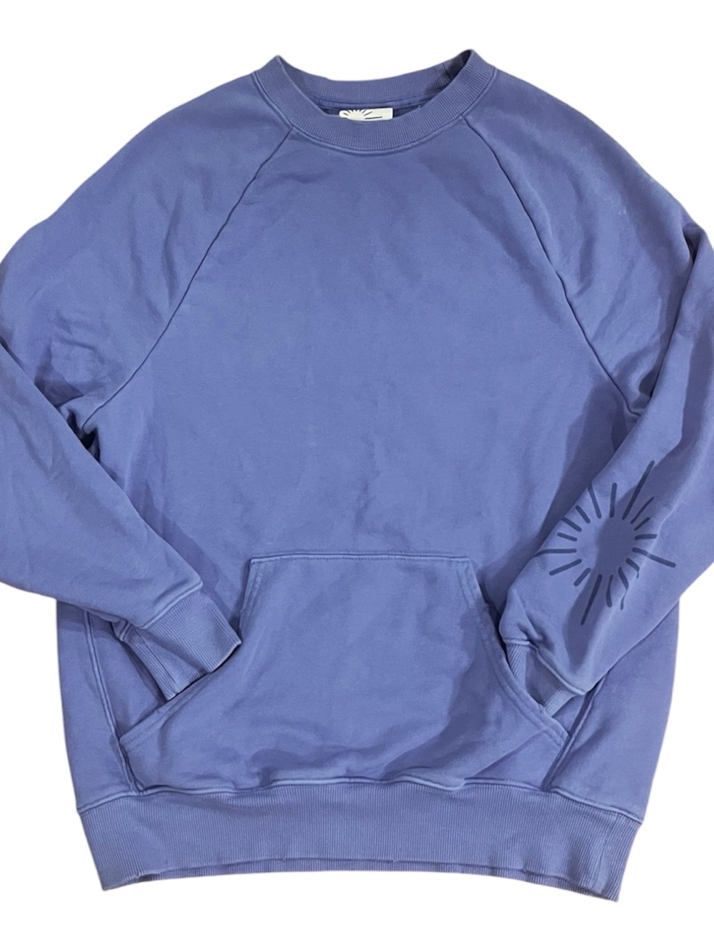Offline by aerie Periwinkle Blue Crewneck Oversized Sweatshirt size XXS